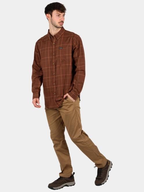 Columbia Rapid Rivers II Long Sleeve Shirt férfi hosszú ujjú ing barna színben 5
