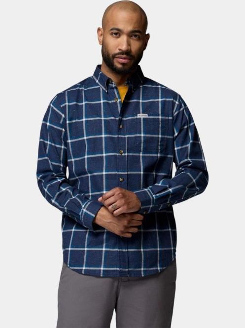 Columbia Rapid Rivers II Long Sleeve Shirt férfi hosszú ujjú ing sötétkék színben 2