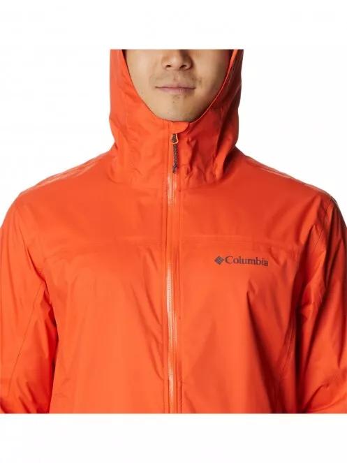 Columbia EvaPOURation Jacket férfi esőkabát narancssárga színben 9