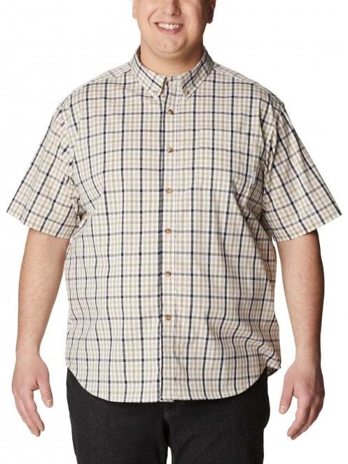 Columbia Rapi Rivers II Short Sleeve Shirt férfi rövid ujjú ing homok színben 2