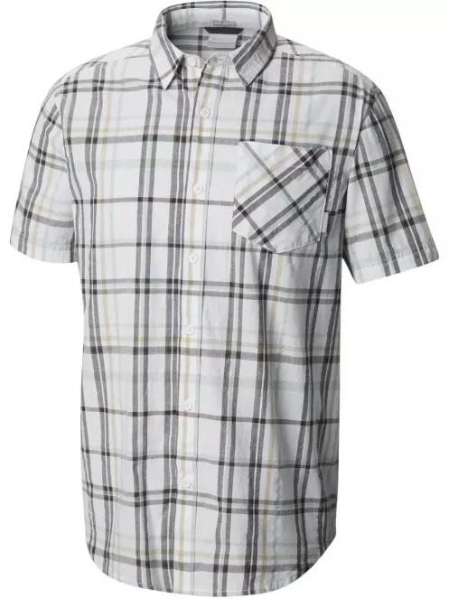 Columbia Katchor II Short Sleeve Shirt férfi rövid ujjú ing fehér színben 2