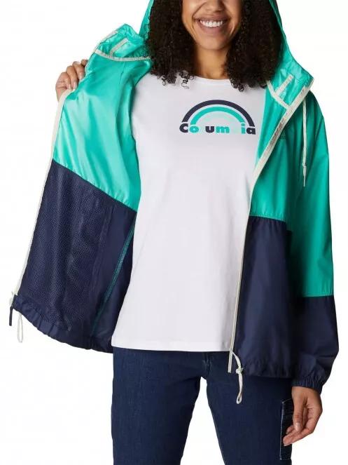 Columbia Flash Forward Windbreaker női széldzseki zöld színben 5