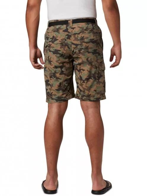 Columbia Silver Ridge Printed Cargo Short férfi oldalzsebes rövidnadrág zöld színben 3