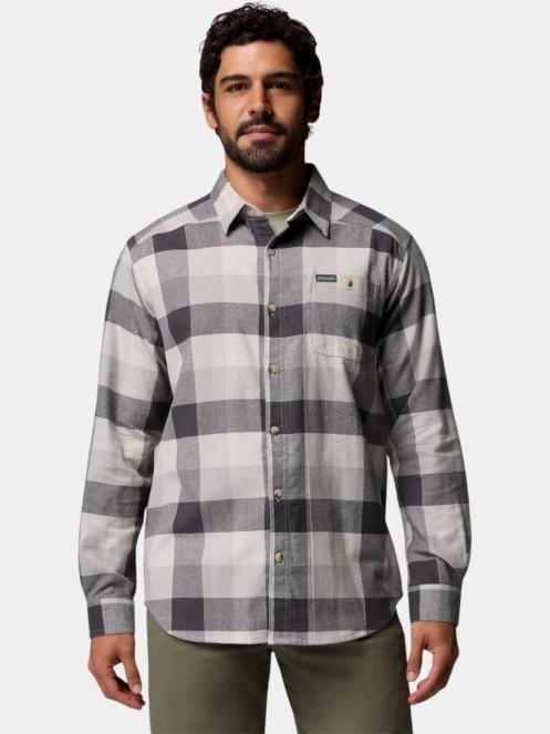 Columbia Cornell Woods Flannel Long Sleeve Shirt férfi hosszú ujjú ing kék színben 2