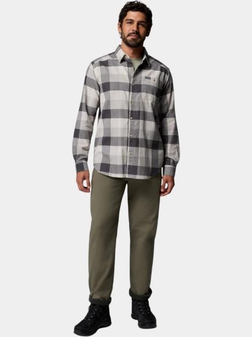 Columbia Cornell Woods Flannel Long Sleeve Shirt férfi hosszú ujjú ing kék színben 5