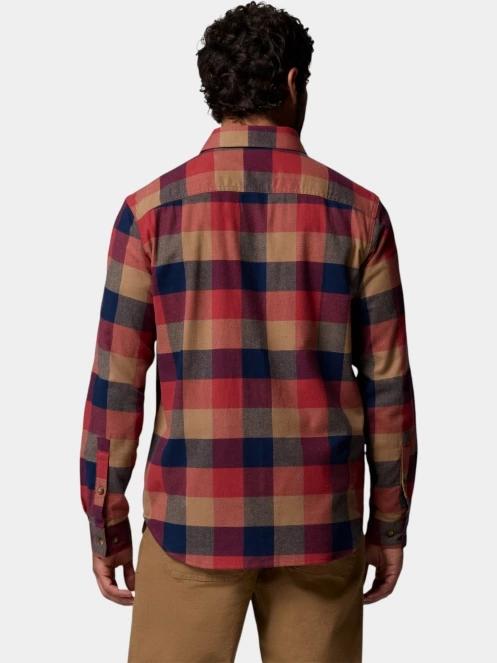 Columbia Cornell Woods Flannel Long Sleeve Shirt férfi hosszú ujjú ing piros színben 4