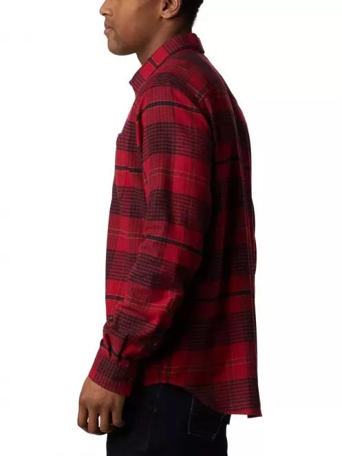 Columbia Cornell Woods Flannel Long Sleeve férfi hosszú ujjú ing piros színben 4