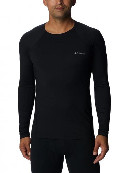 Columbia Heavyweight Stretch Long Sleeve Top férfi aláöltöző felső fekete színben 2