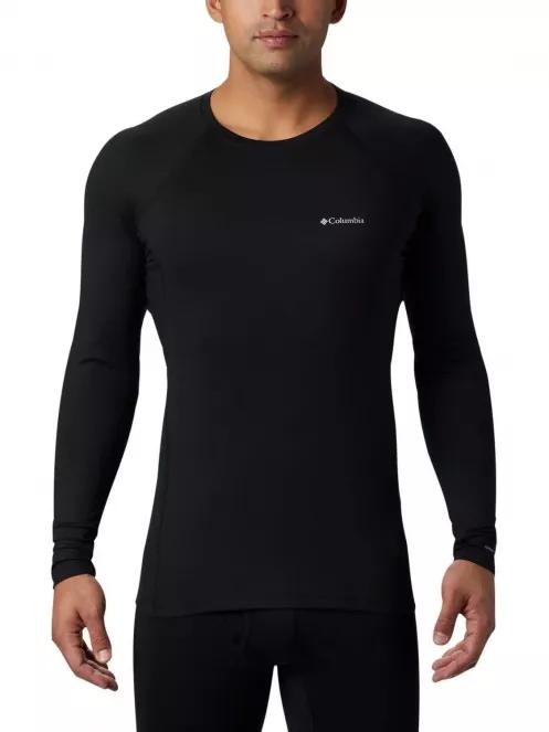 Columbia Heavyweight Stretch Long Sleeve Top férfi aláöltöző felső fekete színben 2