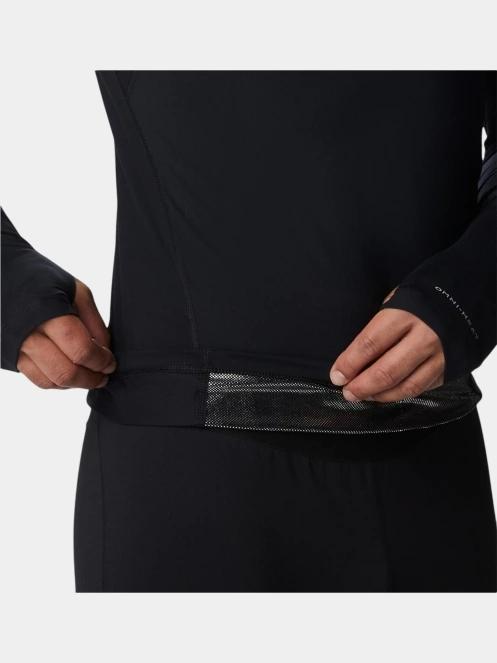 Columbia Midweight Stretch Long Sleeve Half Zip férfi aláöltöző felső fekete színben 6