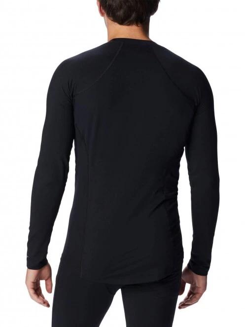 Columbia Midweight Stretch Long Sleeve Top férfi aláöltöző felső fekete színben 3