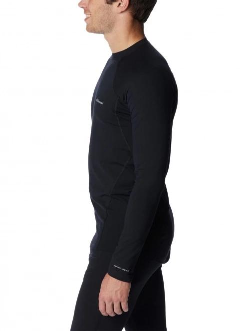Columbia Midweight Stretch Long Sleeve Top férfi aláöltöző felső fekete színben 3
