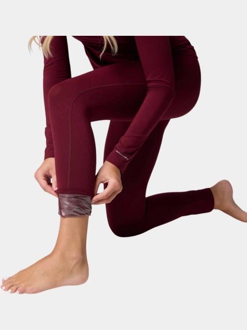 Columbia Midweight Stretch Tight női aláöltöző nadrág piros színben 8