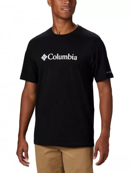 Columbia Csc Basic Logo Short Sleeve férfi rövid ujjú póló fekete színben 2