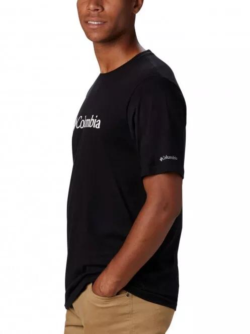 Columbia Csc Basic Logo Short Sleeve férfi rövid ujjú póló fekete színben 4