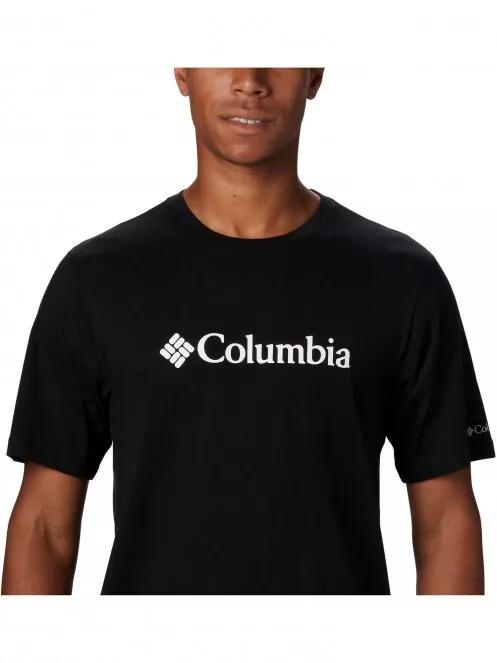 Columbia Csc Basic Logo Short Sleeve férfi rövid ujjú póló fekete színben 5