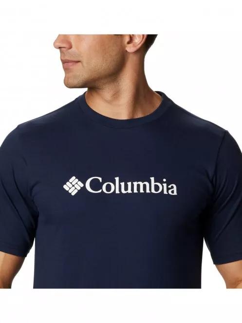 Columbia Csc Basic Logo Short Sleeve férfi rövid ujjú póló kék színben 5