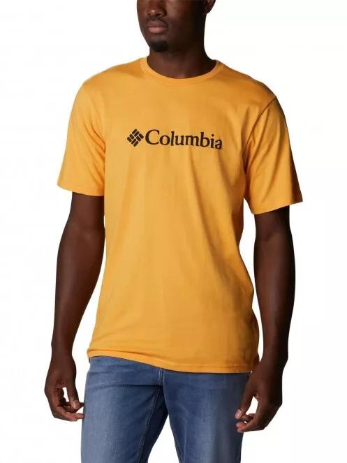 Columbia Csc Basic Logo Short Sleeve férfi rövid ujjú póló narancssárga színben 2