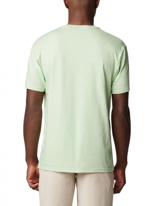 Columbia CSC Basic Logo Tee férfi rövid ujjú póló zöld színben 4