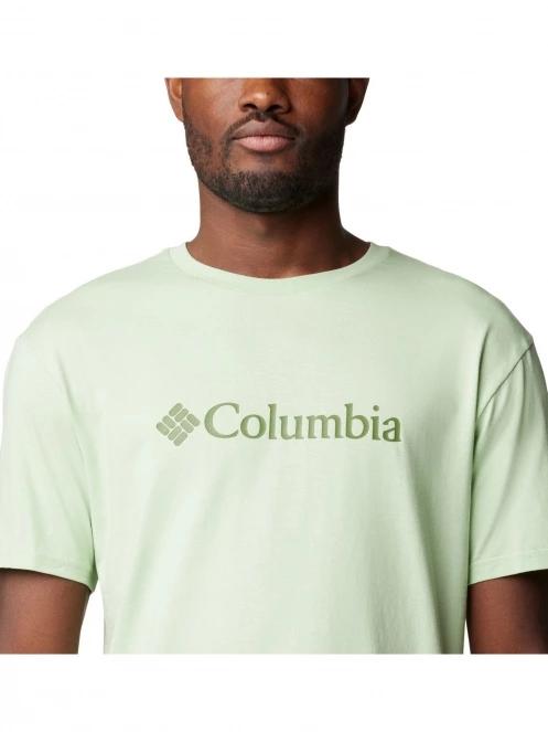 Columbia CSC Basic Logo Tee férfi rövid ujjú póló zöld színben 5