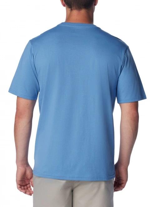 Columbia CSC Basic Logo Tee férfi rövid ujjú póló kék színben 4
