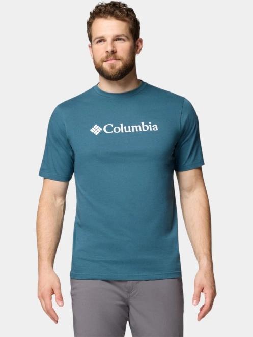 Columbia CSC Basic Logo Short Sleeve férfi rövid ujjú póló kék színben 2