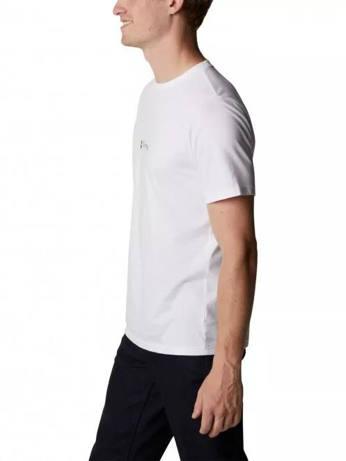 Columbia CSC Basic Logo Short Sleeve Shirt férfi rövid ujjú póló fehér színben 4