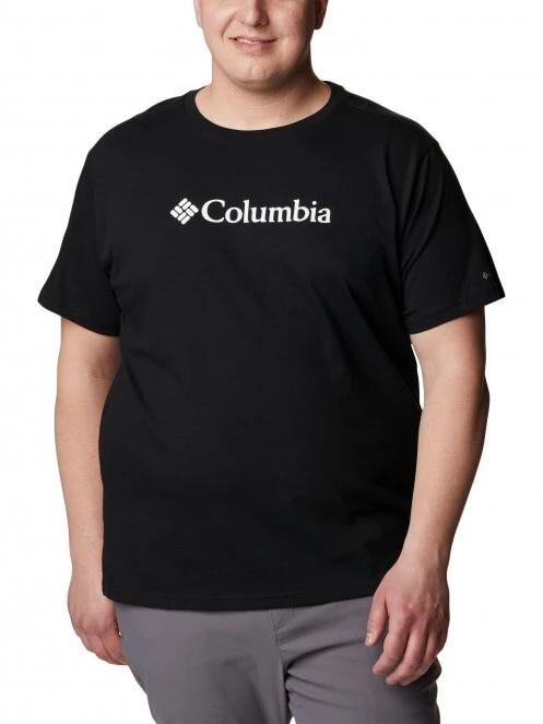 Columbia CSC Basic Logo Short Sleeve Shirt férfi rövid ujjú póló fekete színben 2