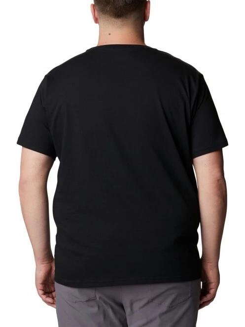 Columbia CSC Basic Logo Short Sleeve Shirt férfi rövid ujjú póló fekete színben 4