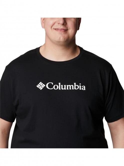 Columbia CSC Basic Logo Short Sleeve Shirt férfi rövid ujjú póló fekete színben 5