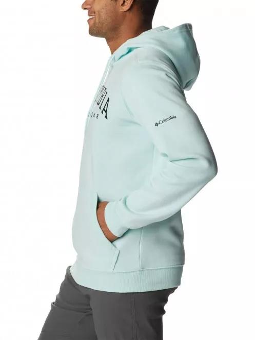 Columbia CSC Basic Logo II Hoodie férfi kapucnis pulóver zöld színben 4