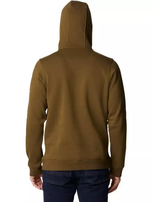 Columbia Csc Basic Logo II Hoodie férfi kapucnis pulóver zöld színben 3