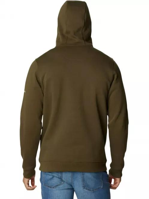 Columbia CSC Basic Logo II Hoodie férfi kapucnis pulóver zöld színben 3