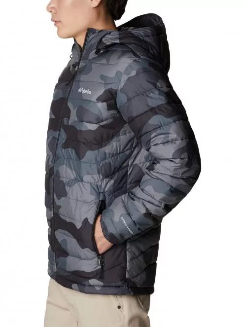 Columbia Powder Lite Hooded Jacket férfi átmeneti kabát szürke színben 4