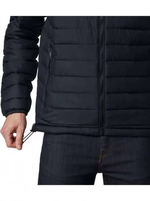 Columbia Powder Lite Hooded Jacket férfi átmeneti kabát fekete színben 6