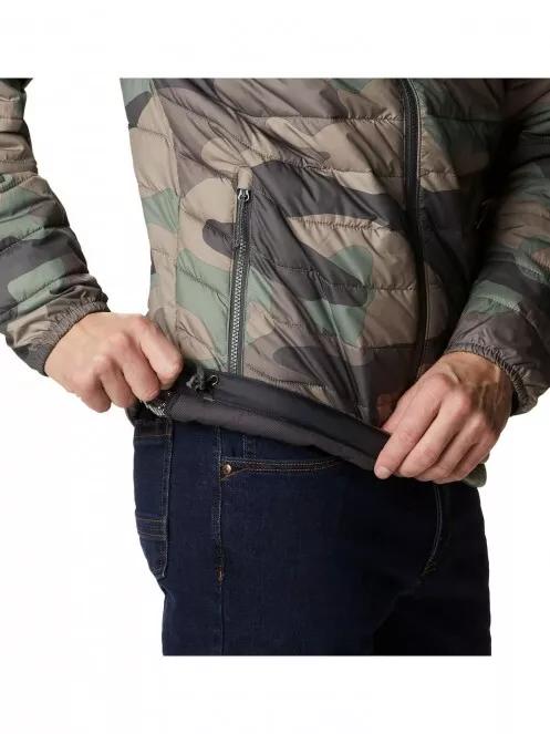 Columbia Powder Lite Hooded Jacket férfi átmeneti kabát zöld színben 6