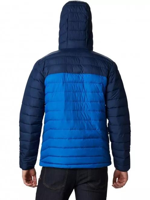 Columbia Powder Lite Hooded Jacket férfi átmeneti kabát kék színben 3
