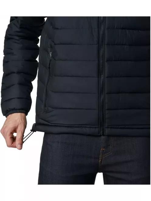Columbia Powder Lite Hooded Jacket férfi utcai kabát fekete színben 6