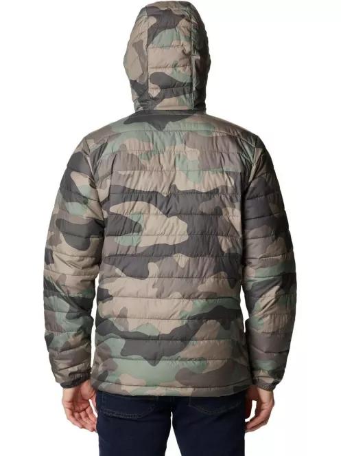 Columbia Powder Lite Hooded Jacket férfi utcai kabát zöld színben 3
