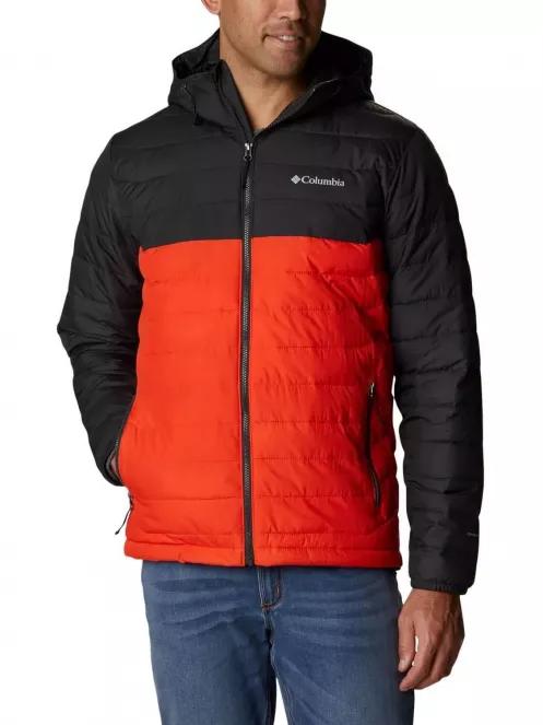 Columbia Powder Lite Hooded Jacket férfi utcai kabát narancssárga színben 2
