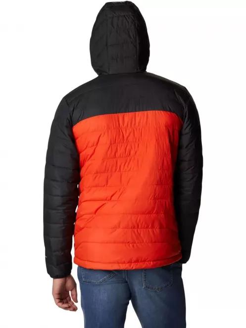 Columbia Powder Lite Hooded Jacket férfi utcai kabát narancssárga színben 3