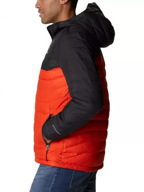 Columbia Powder Lite Hooded Jacket férfi utcai kabát narancssárga színben 4
