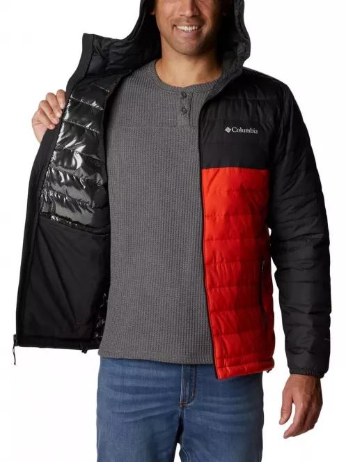 Columbia Powder Lite Hooded Jacket férfi utcai kabát narancssárga színben 5