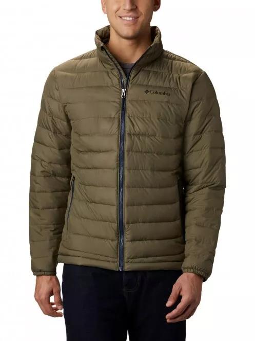 Columbia Powder Lite Jacket férfi átmeneti kabát zöld színben 2