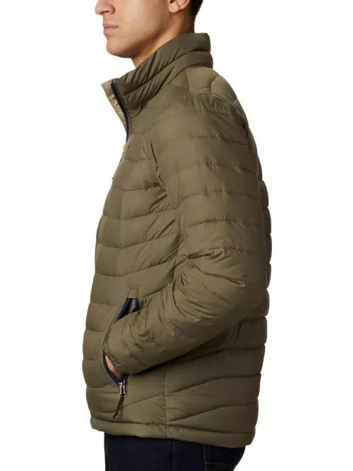 Columbia Powder Lite Jacket férfi átmeneti kabát zöld színben 4
