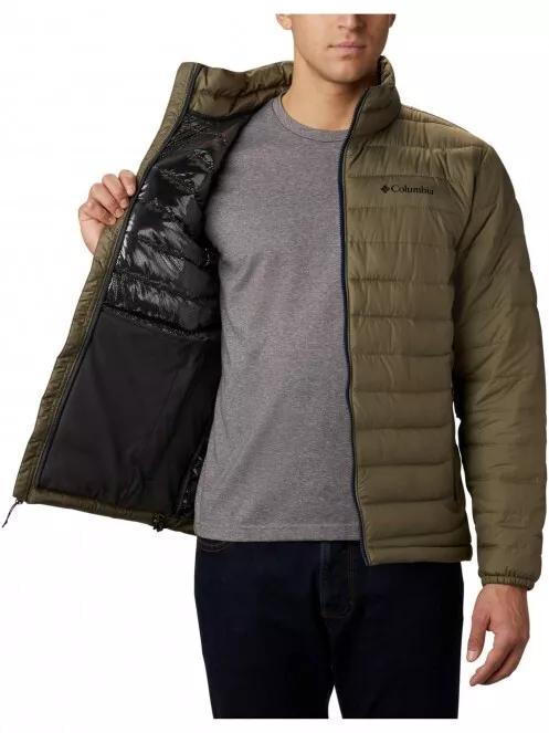 Columbia Powder Lite Jacket férfi átmeneti kabát zöld színben 5