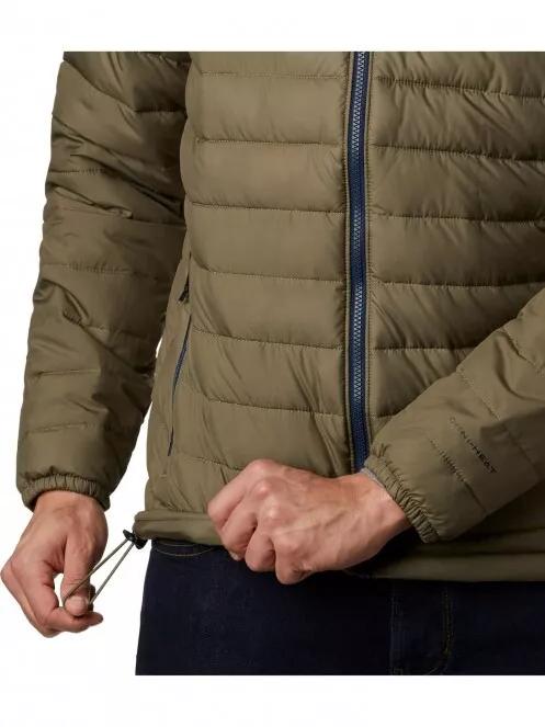 Columbia Powder Lite Jacket férfi átmeneti kabát zöld színben 6
