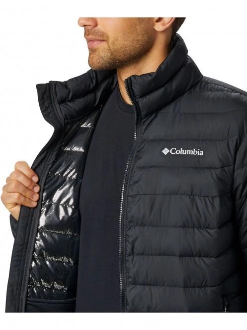 Columbia Powder Lite Jacket férfi átmeneti kabát fekete színben 5
