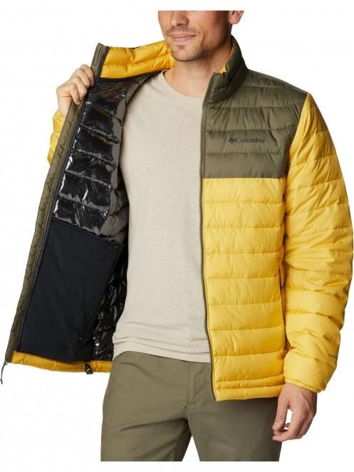 Columbia Powder Lite Jacket férfi átmeneti kabát sárga színben 5