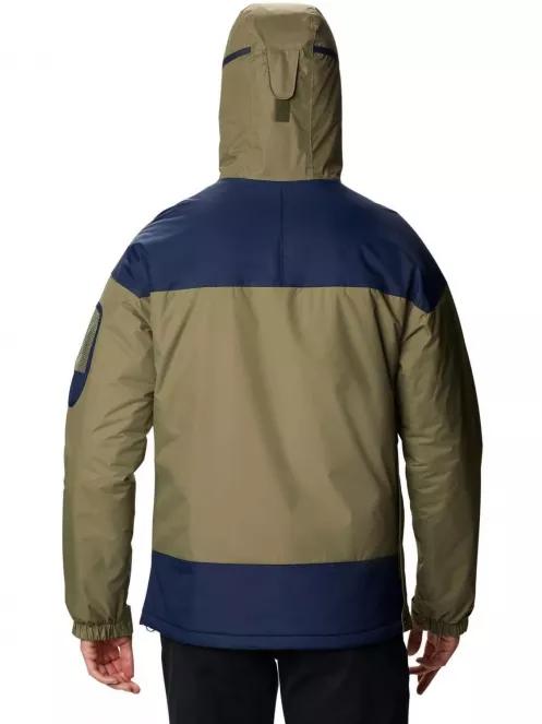 Columbia Challenger Pullover férfi utcai kabát zöld színben 4